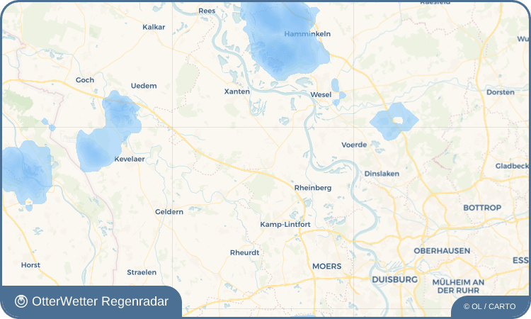 OtterWetter Regenradar-Widget Alpen