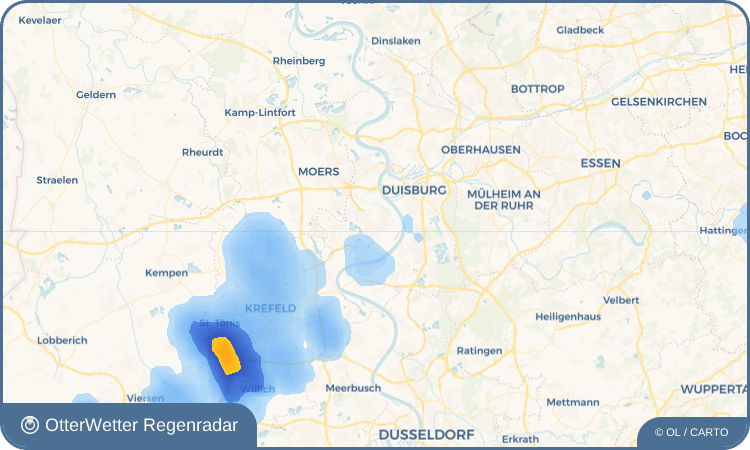 Widget-Vorschau für Alpha Carré Wetter-Widget-Vorschau mit Vorhersagedaten für Alpha Carré