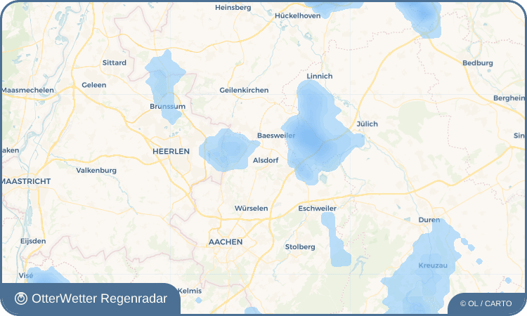 Widget-Vorschau für Alsdorf Wetter-Widget-Vorschau mit Vorhersagedaten für Alsdorf