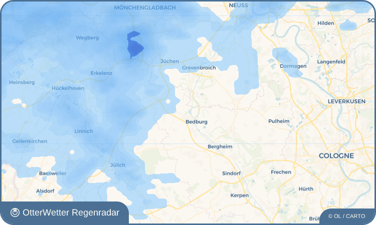 Wetter-Widget-Vorschau mit Vorhersagedaten für Alt-Kaster