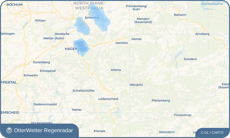 OtterWetter Regenradar-Widget Altena