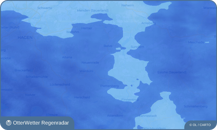 OtterWetter Regenradar-Widget Altenaffeln
