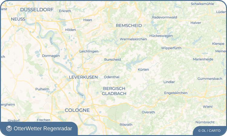 OtterWetter Regenradar-Widget Altenberg