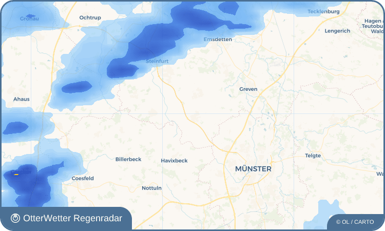 Widget-Vorschau für Altenberge Wetter-Widget-Vorschau mit Vorhersagedaten für Altenberge