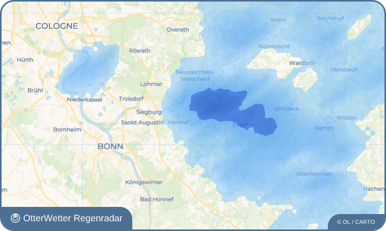 OtterWetter Regenradar-Widget Altenbödingen