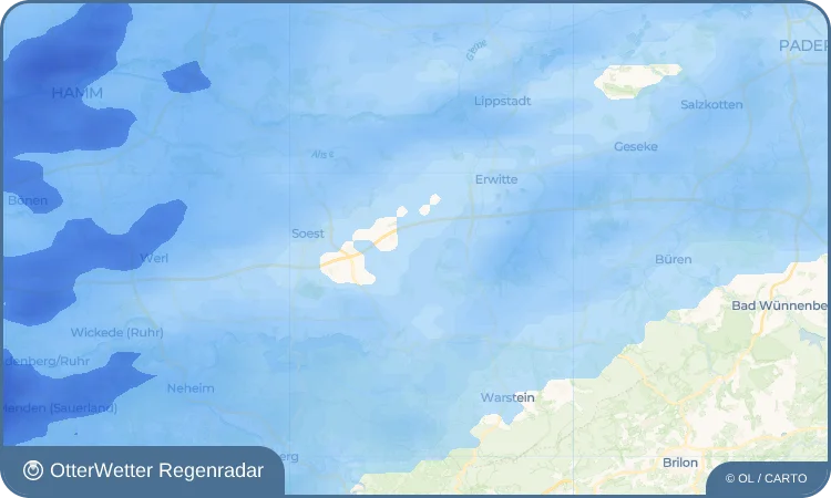 Widget-Vorschau für Altengeseke Wetter-Widget-Vorschau mit Vorhersagedaten für Altengeseke
