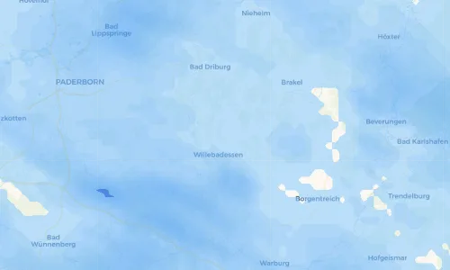 Regenradar Vorschaubild - Aktuelle Niederschläge in Altenheerse und Umgebung