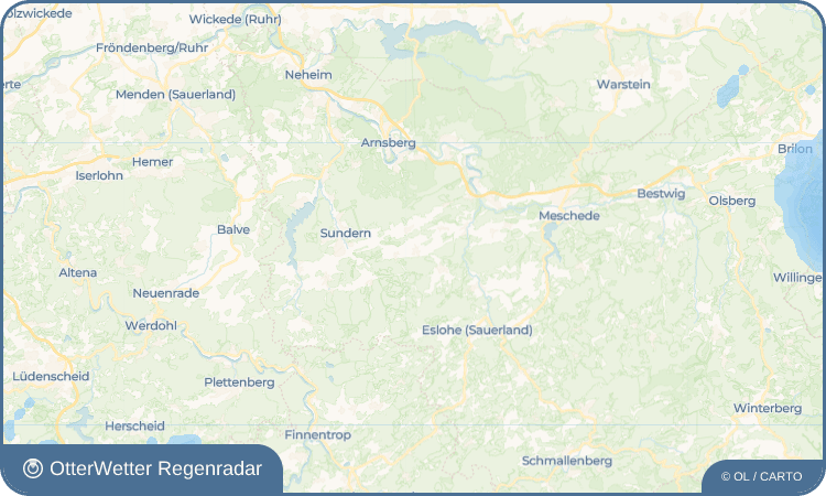 OtterWetter Regenradar-Widget Altenhellefeld
