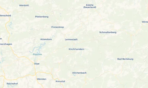 Regenradar Vorschaubild - Aktuelle Niederschläge in Altenhundem und Umgebung