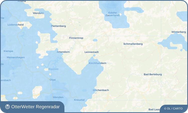 Widget-Vorschau für Altenhundem Wetter-Widget-Vorschau mit Vorhersagedaten für Altenhundem