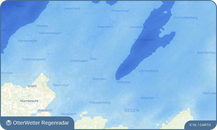 OtterWetter Regenradar-Widget Altenkleusheim