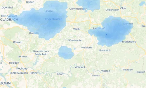 Regenradar Vorschaubild - Aktuelle Niederschläge in Altennümbrecht und Umgebung