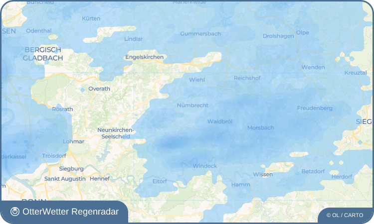 OtterWetter Regenradar-Widget Altennümbrecht