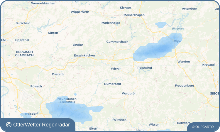 Wetter-Widget-Vorschau mit Vorhersagedaten für Altklef