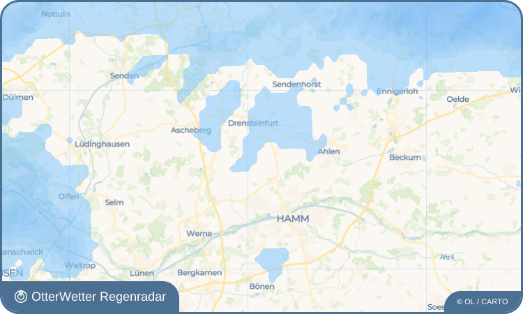 Widget-Vorschau für Ameke Wetter-Widget-Vorschau mit Vorhersagedaten für Ameke