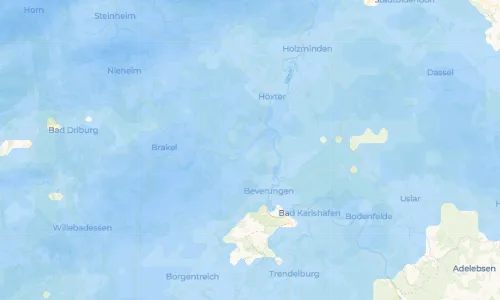 Regenradar Vorschaubild - Aktuelle Niederschläge in Amelunxen und Umgebung
