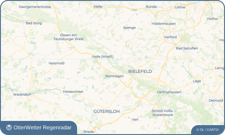 Widget-Vorschau für Amshausen Wetter-Widget-Vorschau mit Vorhersagedaten für Amshausen