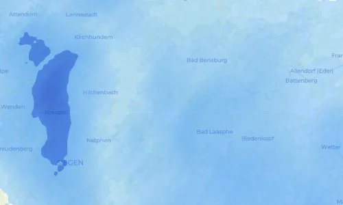 Regenradar Amtshausen: aktuelle Niederschläge in Amtshausen und Umgebung, Stand 22. Oktober 2026 um 13:45 Uhr