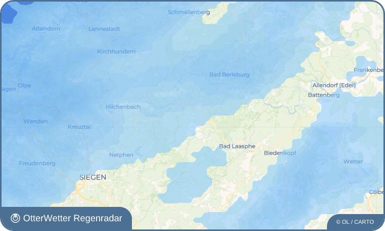 OtterWetter Regenradar-Widget Amtshausen