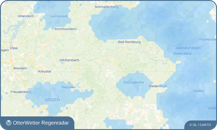 Wetter-Widget-Vorschau mit Vorhersagedaten für Amtshausen