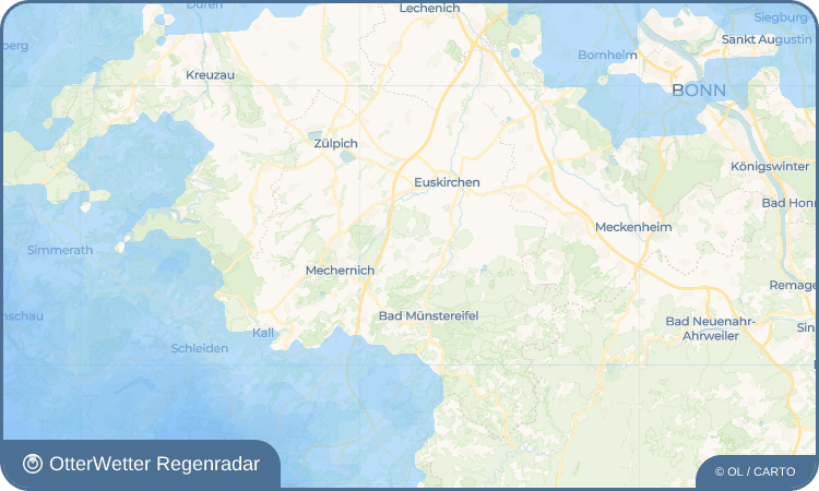 OtterWetter Regenradar-Widget Antweiler