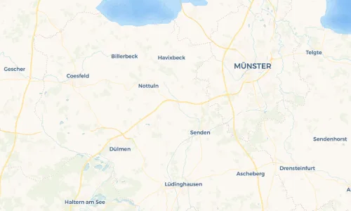 Regenradar Vorschaubild - Aktuelle Niederschläge in Appelhülsen und Umgebung