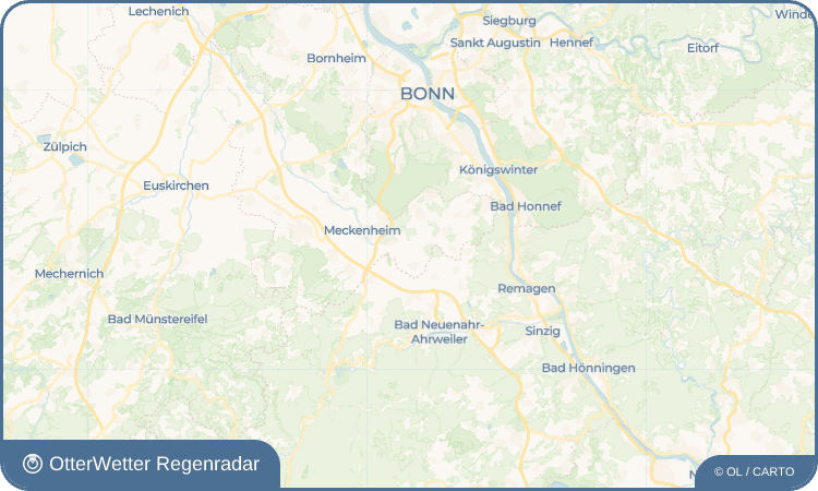 OtterWetter Regenradar-Widget Arzdorf