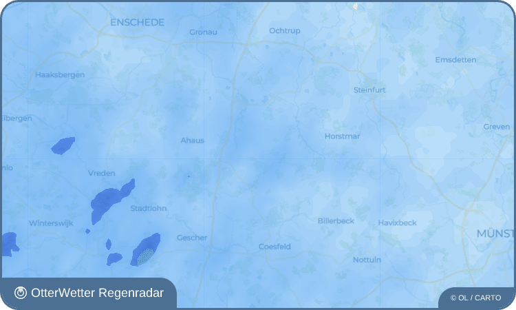 OtterWetter Regenradar-Widget Asbeck