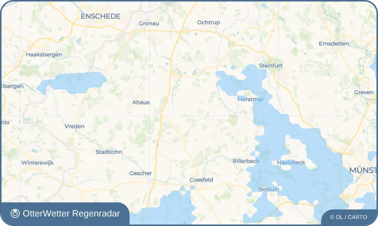 Wetter-Widget-Vorschau mit Vorhersagedaten für Asbeck