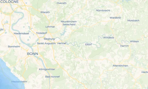 Regenradar Vorschaubild - Aktuelle Niederschläge in Auel und Umgebung