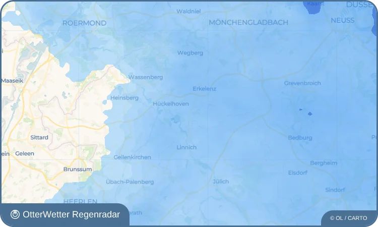 Wetter-Widget-Vorschau mit Vorhersagedaten für Baal