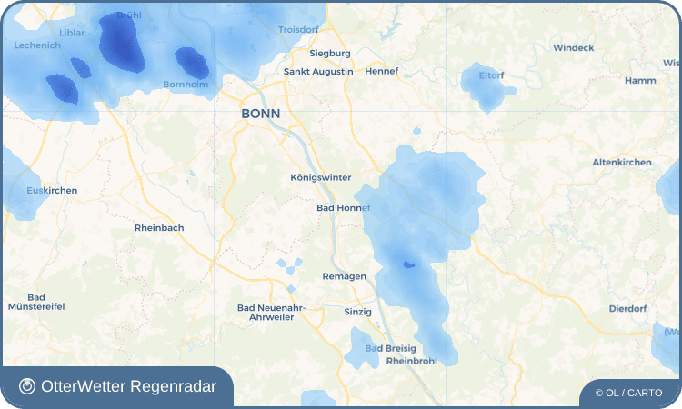 OtterWetter Regenradar-Widget Bad Honnef