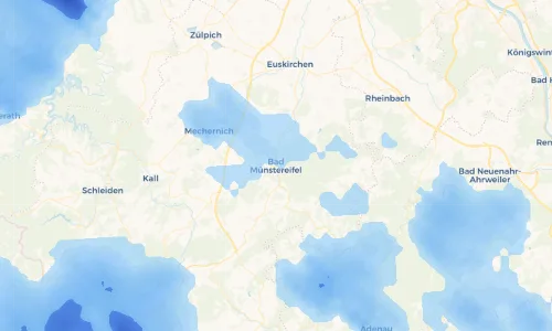 Regenradar Vorschaubild - Aktuelle Niederschläge in Bad Münstereifel und Umgebung