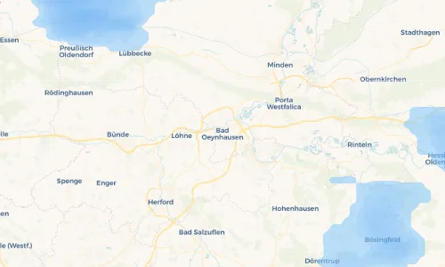 Regenradar Vorschaubild - Aktuelle Niederschläge in Bad Oeynhausen und Umgebung