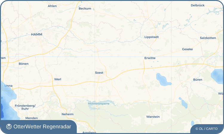 OtterWetter Regenradar-Widget Bad Sassendorf