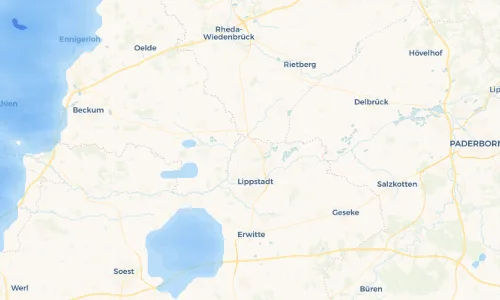 Regenradar Vorschaubild - Aktuelle Niederschläge in Bad Waldliesborn und Umgebung
