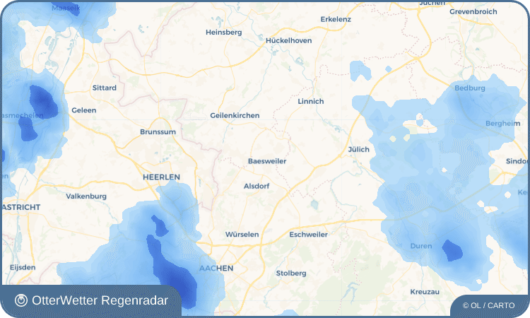 Widget-Vorschau für Baesweiler Wetter-Widget-Vorschau mit Vorhersagedaten für Baesweiler