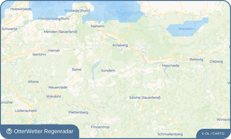 OtterWetter Regenradar-Widget Bainghausen