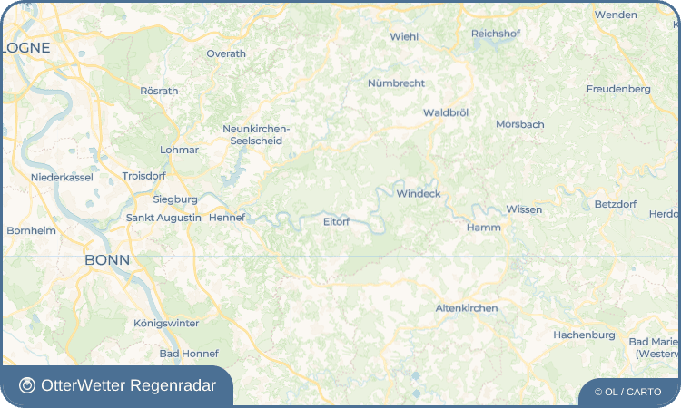 OtterWetter Regenradar-Widget Baleroth