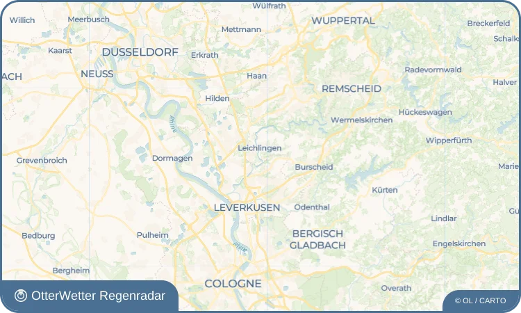 Widget-Vorschau für Balken Wetter-Widget-Vorschau mit Vorhersagedaten für Balken