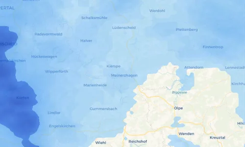 Regenradar-Vorschau: aktuelle Niederschläge in Bamberg und Umgebung
