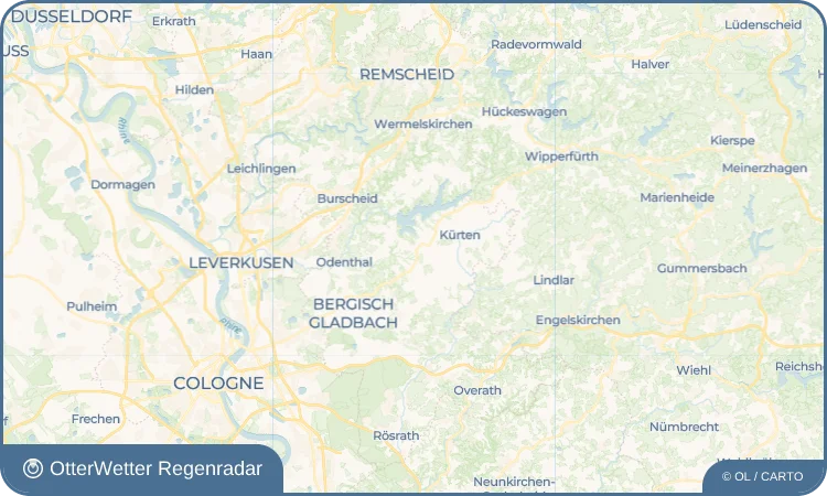 Widget-Vorschau für Bechen Wetter-Widget-Vorschau mit Vorhersagedaten für Bechen
