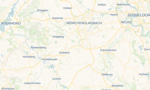 Regenradar Vorschaubild - Aktuelle Niederschläge in Beckrath und Umgebung