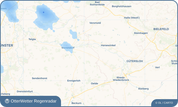OtterWetter Regenradar-Widget Beelen