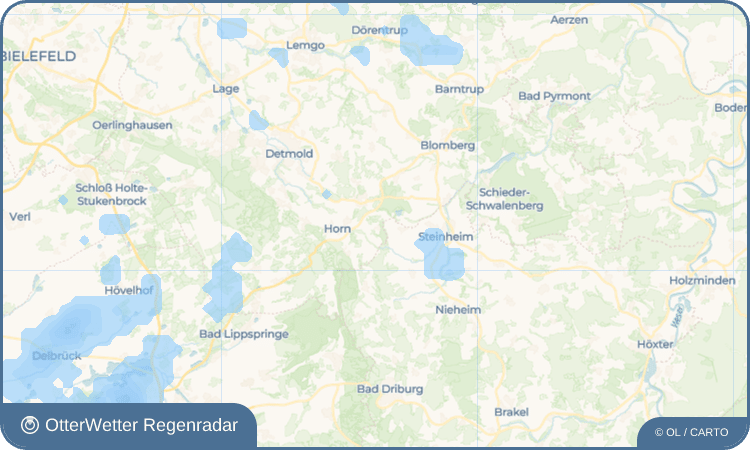 OtterWetter Regenradar-Widget Bellenberg