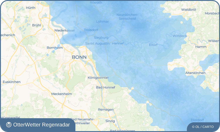 OtterWetter Regenradar-Widget Bellinghausen