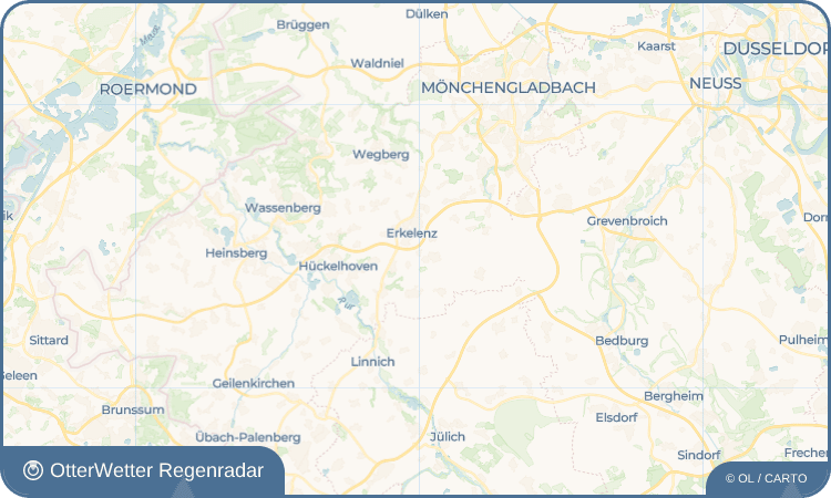 OtterWetter Regenradar-Widget Bellinghoven
