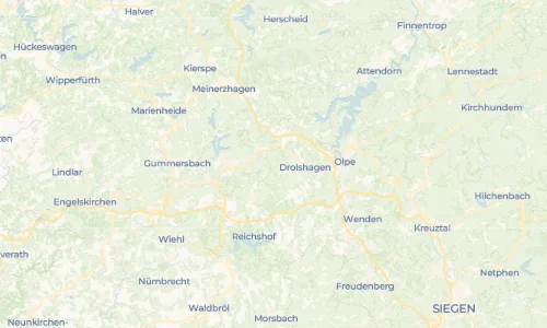 Regenradar Belmicke: aktuelle Niederschläge in Belmicke und Umgebung, Stand 18. Oktober 2026 um 19:35 Uhr