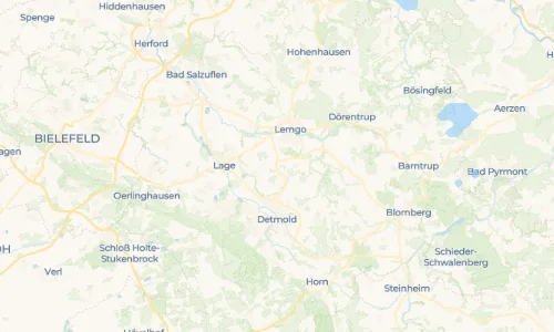 Regenradar Bentrup: aktuelle Niederschläge in Bentrup und Umgebung, Stand 22. Oktober 2026 um 15:15 Uhr