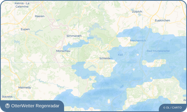 OtterWetter Regenradar-Widget Berescheid